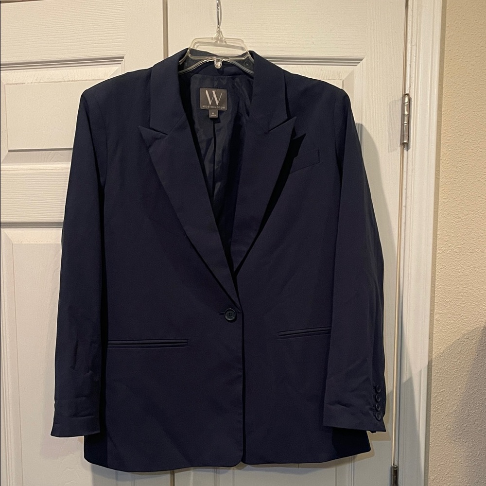 Worthington, petrol blue, blazer , XL